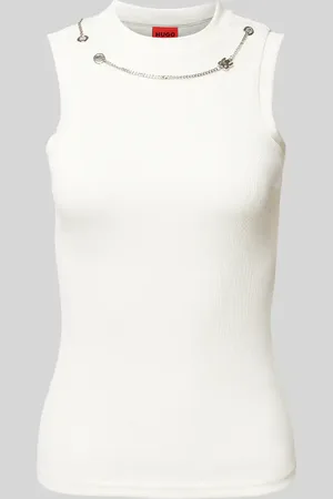 HUGO BOSS Top mit Label-Applikation Modell 
