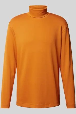 TOM TAILOR Regular Fit Langarmshirt aus Baumwoll-Mix mit Rollkragen in , Größe L