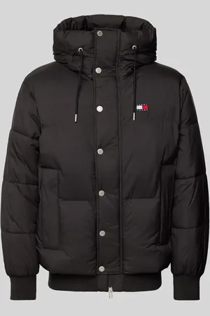 Tommy Hilfiger Steppjacke mit Label-Stitching und Kapuze in , Größe L