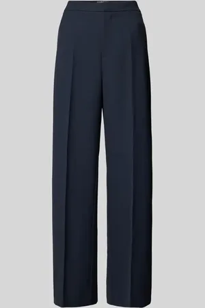 Mos Mosh Wide Leg Anzughose mit Bügelfalten Modell 