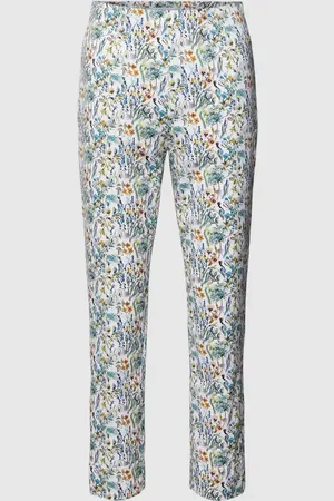 raffaello rossi Stoffhose mit Allover-Muster Modell 