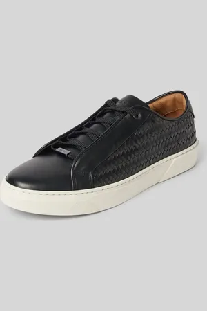 HUGO BOSS Ledersneaker in Flecht-Optik Modell 