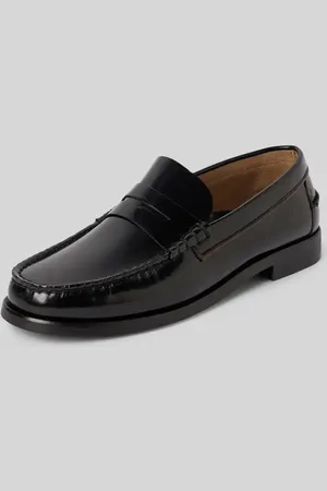 Tommy Hilfiger Lederloafers mit Label-Prägung Modell 