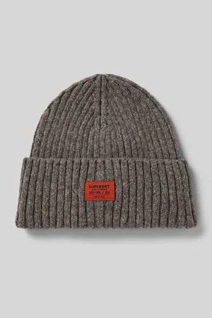 Superdry Beanie in Ripp-Optik in , Größe 1