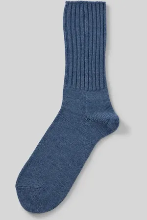 Falke Socken aus Schurwoll-Mix mit Label-Detail Modell 