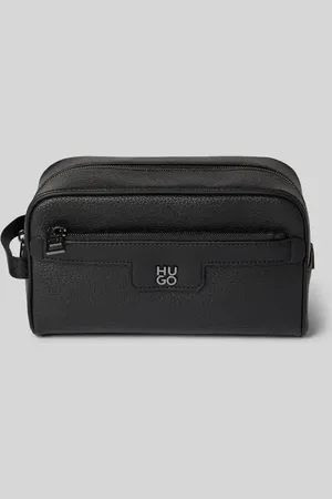 HUGO BOSS Kulturtasche mit Label-Applikation Modell 