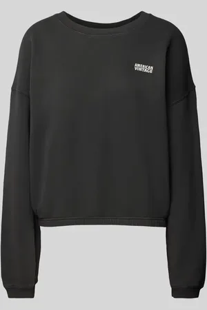 American Vintage Sweatshirt mit Label-Print Modell 