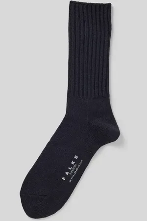 Falke Socken aus Schurwoll-Mix mit Label-Detail Modell 