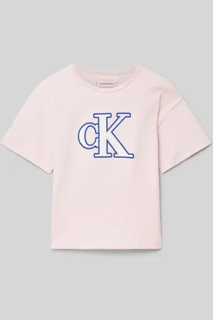 Calvin Klein Boxy Fit T-Shirt mit Label-Print in , Größe 140