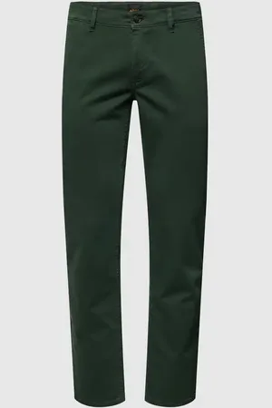 HUGO BOSS Slim Fit Chino mit Label-Detail Modell 