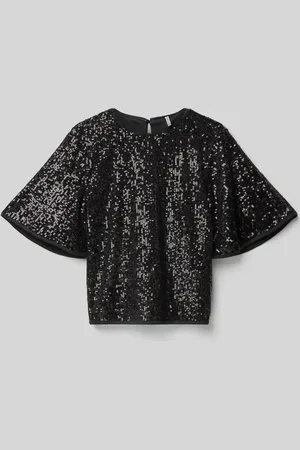 ONLY Regular Fit T-Shirt mit Paillettenbesatz Modell 