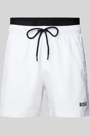 HUGO BOSS Badehose mit elastischem Logo-Bund Modell 