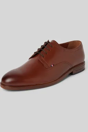 Tommy Hilfiger Lederderby mit Label-Prägung Modell 