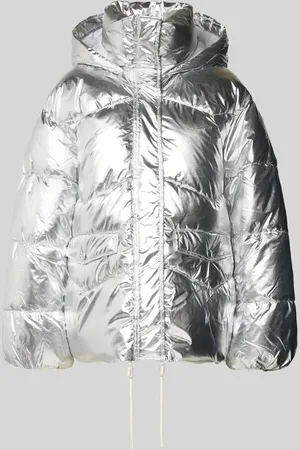 ONLY Boxy Fit Steppjacke mit metallisch glänzendem Oberstoff Modell 