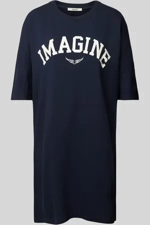 Zadig & Voltaire T-Shirt-Kleid mit Statement-Print Modell 
