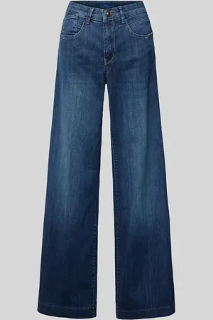 Mac Wide Leg Jeans im 5-Pocket-Design in , Größe 42/32