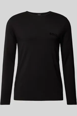 HUGO BOSS Longsleeve mit Label-Print in , Größe M