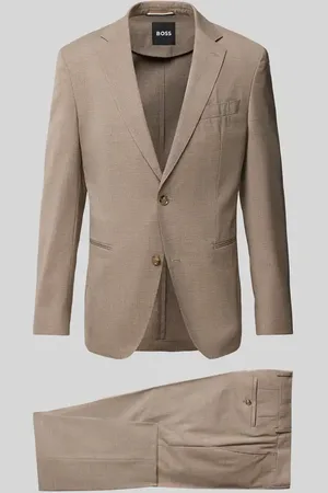 HUGO BOSS Anzug mit feinem Strukturmuster Modell 