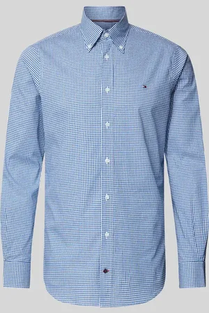 Tommy Hilfiger Slim Fit Business-Hemd mit Knopfleiste in , Größe 40