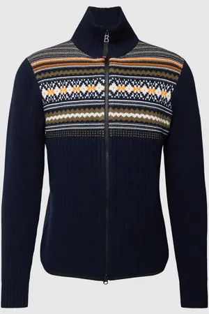 Fire + Ice Strickjacke mit Zweiwege-Reißverschluss Modell 