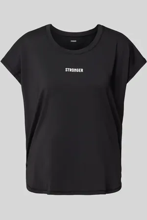 Stronger T-Shirt mit Label-Print in , Größe S