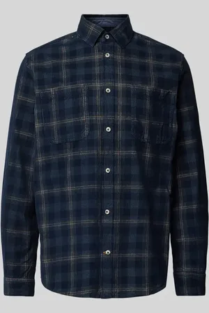 TOM TAILOR Regular Fit Freizeithemd aus reiner Baumwolle mit Cord-Karomuster in , Größe S