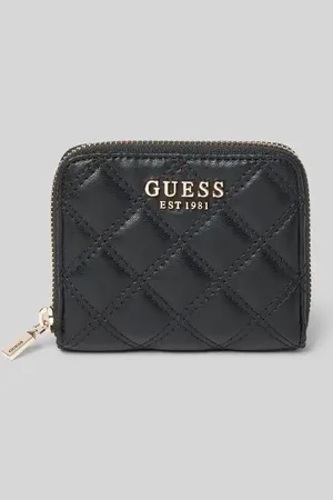Guess Portemonnaie mit Steppnähten Modell 