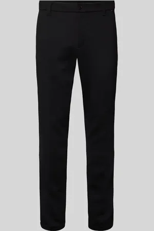TOM TAILOR Slim Fit Chino aus Jersey mit fixierten, gekrempelten Beinabschlüssen in , Größe M