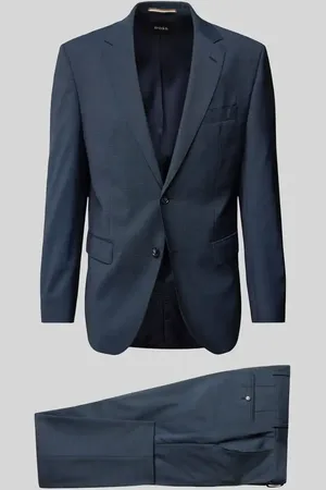 HUGO BOSS Anzug mit feinem Strukturmuster Modell 