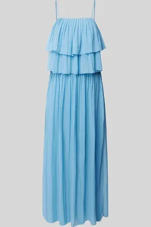 VILA Fließendes Maxikleid mit Volants Modell 