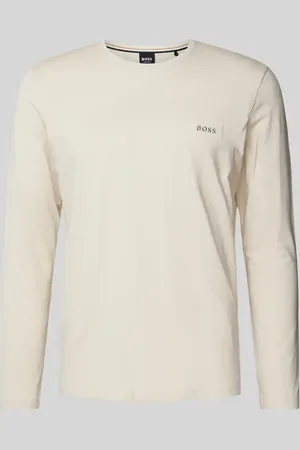 HUGO BOSS Longsleeve mit Label-Stitching in , Größe L