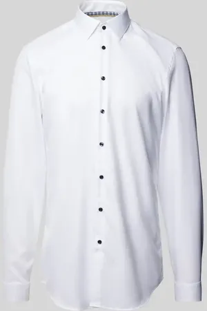 Jake*s Slim Fit Businesshemd in Premiumqualität mit extra langem Arm in , Größe 37/38