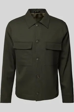 SELECTED Hemdjacke mit Knopfleiste Modell 