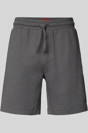 HUGO BOSS Regular Fit Sweatshorts mit Strukturmuster Modell 