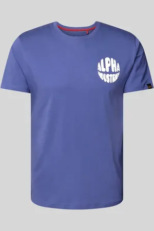Alpha Industries T-Shirt mit Label-Print in , Größe S