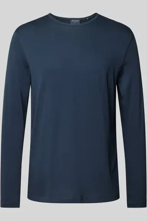Olymp Slim Fit Langarmshirt aus Baumwoll-Mix in , Größe M