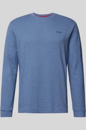 HUGO BOSS Longsleeve mit Label-Stitching Modell 