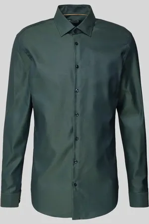 Jake*s Slim Fit Business-Hemd in Premiumqualität mit Kentkragen in , Größe 37/38