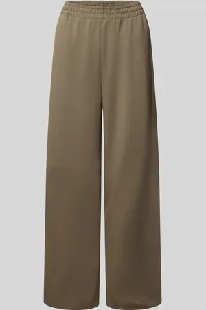 MSCH Flared Stoffhose mit elastischem Bund Modell 