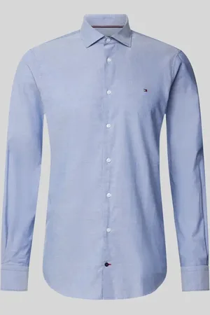 Tommy Hilfiger Slim Fit Business-Hemd mit Knopfleiste in , Größe 38
