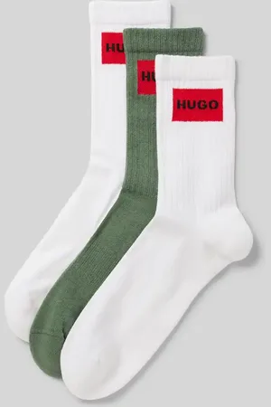 HUGO BOSS Socken mit Label-Stitching im 3er-Pack in , Größe 39-42