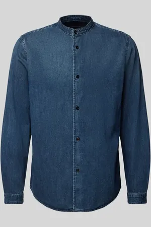 G-Star Regular Fit Jeanshemd mit Stehkragen in , Größe M