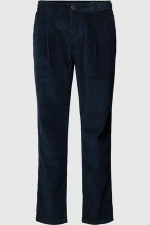 Marc O’ Polo Tapered Fit Cordhose mit fixierten Bundfalten Modell 