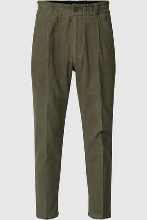 Drykorn Cordhose mit fixierten Bundfalten Modell 
