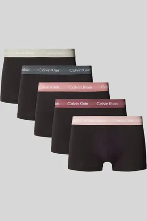 Calvin Klein Trunks mit elastischem Label-Bund im 5er-Pack in , Größe S