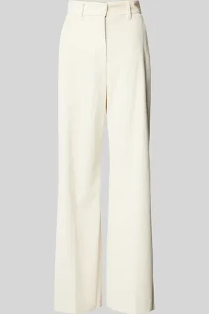 Max Mara Straight Fit Cordhose aus reiner Baumwolle mit seitlichen Eingrifftaschen Modell 