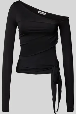 Weekday Longsleeve mit Schleifen-Detail in , Größe L