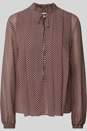 Tommy Hilfiger Regular Fit Blusenshirt mit Schlüsselloch-Ausschnitt in , Größe 36