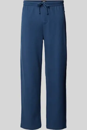 HUGO BOSS Straight Leg Sweatpants mit Strukturmuster in , Größe M