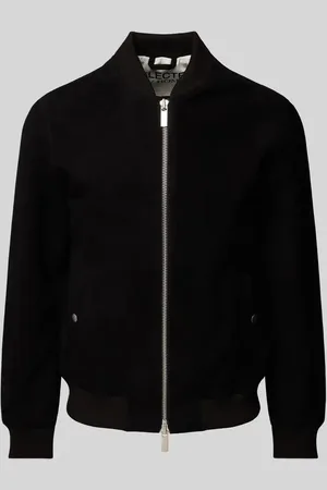SELECTED Regular Fit Bomberjacke aus echtem Ziegenleder Modell 